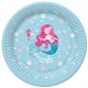 Sellő Pastel papírtányér 8 db-os 22,7 cm 