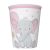 Baby elefánt Pink Balloon papír pohár 8 db-os 250 ml
