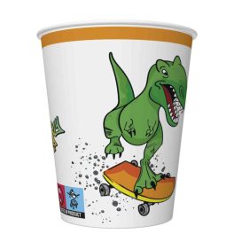 Dinoszaurusz Crazy papír pohár 8 db-os 250 ml