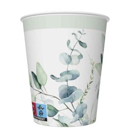 Virág Eucalyptus Twigs papír pohár 8 db-os 250 ml