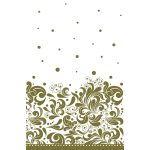 Díszes Gold papír asztalterítő 120x180 cm