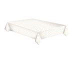 Színes Pastel Dots papír asztalterítő 120x180 cm