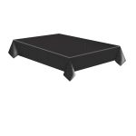 Fekete White Dots papír asztalterítő 120x180 cm