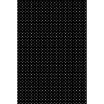 Fekete White Dots papír asztalterítő 120x180 cm