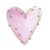 Szív Pastel Pink szalvéta 20 db-os 33x33 cm