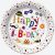 Happy Birthday Funny papírtányér 8 db-os 22,7 cm