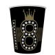  Happy Birthday 18 Hollywood Style papír pohár 8 db-os 250 ml 