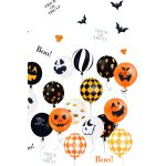 Halloween Scary Balloons papír asztalterítő 120x180 cm
