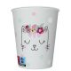 Cicás Flowers Wreath papír pohár 8 db-os 250 ml 