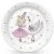 Balett, Balerina With Swan papírtányér 8 db-os 22,7 cm