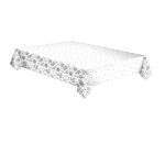 Karácsonyi Botanical Silver papír asztalterítő 120x180 cm