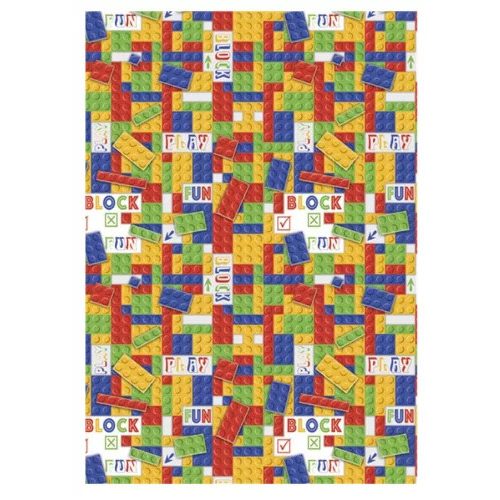 Lego mintázatú Block Fun A/4 gumis mappa 