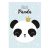 Panda Crown A/4 gumis mappa