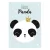 Panda Crown A/4 gumis mappa