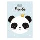 Panda Crown A/4 gumis mappa     