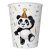 Állatos Funny Panda papír pohár 8 db-os 250 ml