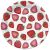 Gyümölcs Strawberries papírtányér 8 db-os 22,7 cm