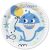 Happy Birthday Blue Shark papírtányér 8 db-os 18 cm