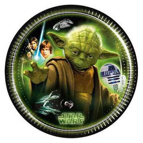Star Wars Heroes papírtányér 8 db-os 19,5 cm