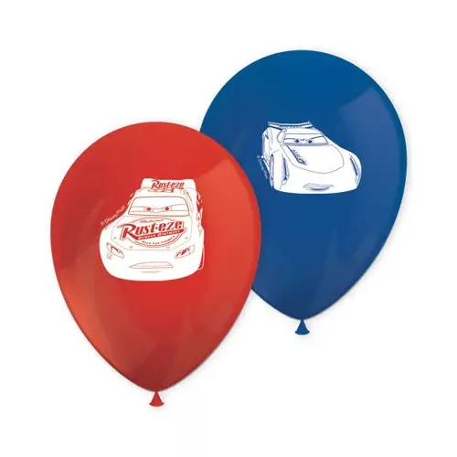 Disney Verdák Arena Race léggömb, lufi 8 db-os