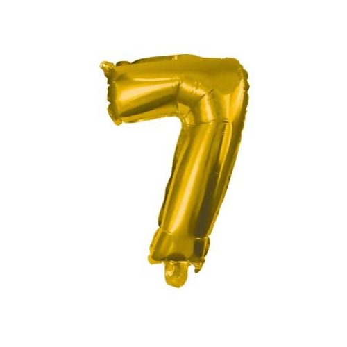 Arany Gold óriás 7-es szám fólia lufi 85 cm