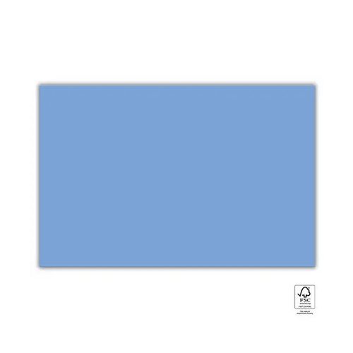 Kék Unicolour Blue papír asztalterítő 120x180 cm FSC