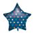 Csillag Blue Star fólia lufi 46 cm