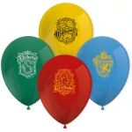 Harry Potter Hogwarts Houses léggömb, lufi 8 db-os