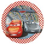 Disney Verdák Arena Race papírtányér 8 db-os 20 cm FSC