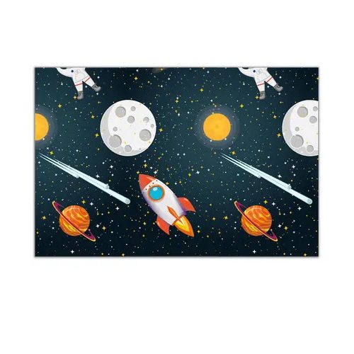 Űr Rocket Space műanyag asztalterítő 120x180 cm