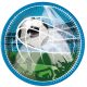 Focis Soccer Fans papírtányér 8 db-os 20 cm FSC