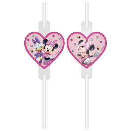 Disney Minnie Junior papír szívószál, 4 db-os szett FSC
