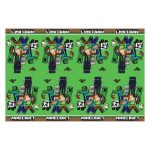 Minecraft Green műanyag asztalterítő 120x180 cm