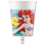 Disney Hercegnők Ariel Curious papír pohár 8 db-os 200 ml FSC