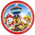 Mancs Őrjárat Rescue Heroes papírtányér 8 db-os 20 cm FSC