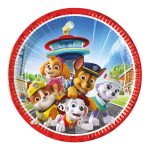 Mancs Őrjárat Rescue Heroes papírtányér 8 db-os 23 cm FSC