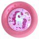 Unikornis Rainbow Colors micro prémium műanyag tányér 21 cm 