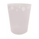 White, Fehér pohár, műanyag 250 ml 