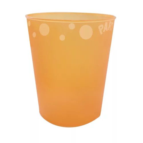 Orange, Narancssárga pohár, műanyag 250 ml 