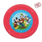 Disney Mickey Rock the House micro prémium műanyag lapostányér 4 db-os szett 21 cm