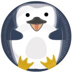 Állatos Zoo papírtányér 8 db-os 23 cm FSC