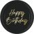 Happy Birthday Elegant papírtányér 8 db-os 23 cm FSC