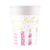 Happy Birthday Candles papír pohár 8 db-os 200 ml FSC