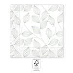 Levél Grey szalvéta 20 db-os 33x33 cm FSC