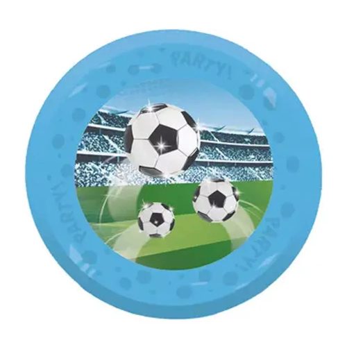 Focis Soccer Fans micro prémium műanyag lapostányér 4 db-os szett 21 cm