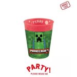 Minecraft micro prémium műanyag pohár szett 4 db-os 250 ml