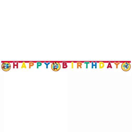 Disney Mickey Jump Into Fun Happy Birthday felirat FSC 2 m