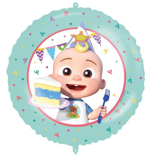 Cocomelon Birthday fólia lufi 46 cm