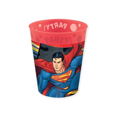 Superman Krypton micro prémium műanyag pohár szett 4 db-os 250 ml