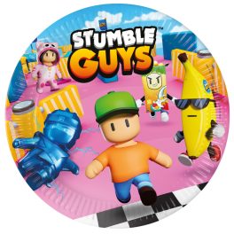 Stumble Guys Chaos Runner papírtányér 8 db-os 23 cm FSC